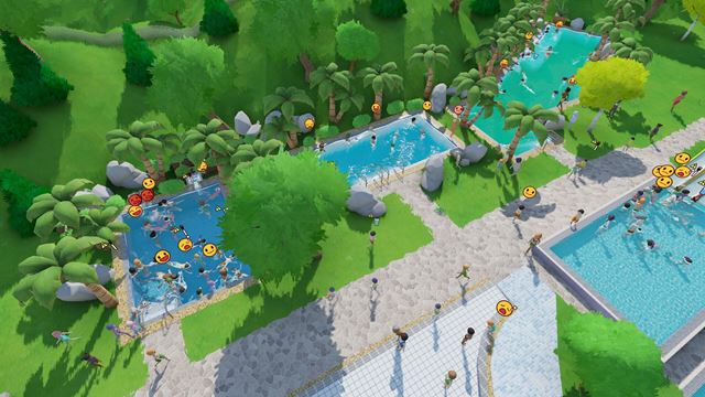 Aquapark Tycoon v�m umo�n� vytvori� si vlastn� vodn� park 