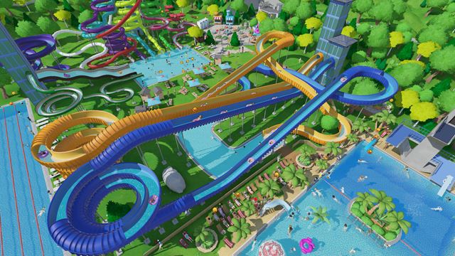 Aquapark Tycoon v�m umo�n� vytvori� si vlastn� vodn� park 