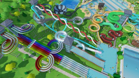 Aquapark Tycoon v�m umo�n� vytvori� si vlastn� vodn� park