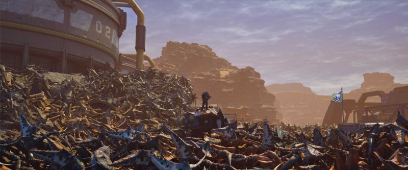 Starship Troopers Extermination dostalo nov update, ktor umouje liez po kopch chrobkov