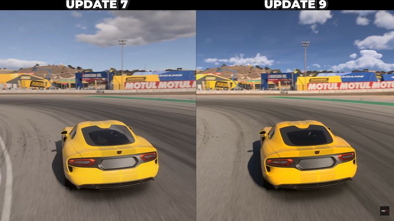 Forza Motorsport dostala s updatom 9 upraven vizul