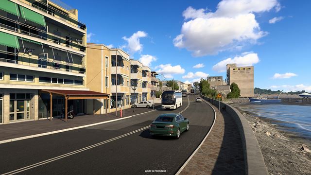 Euro Truck Simulator 2 ukazuje gr�cke mesto Mytilini 