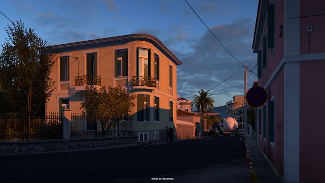 Euro Truck Simulator 2 ukazuje gr�cke mesto Mytilini 