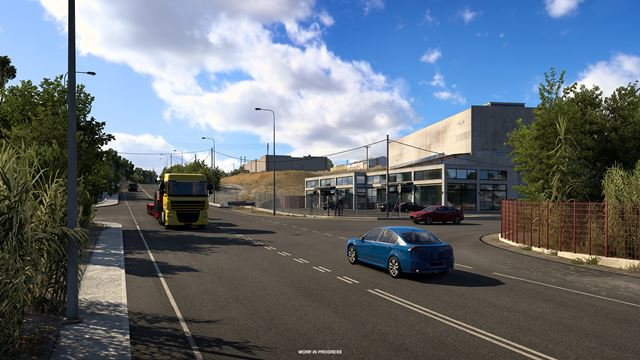 Euro Truck Simulator 2 ukazuje gr�cke mesto Mytilini 