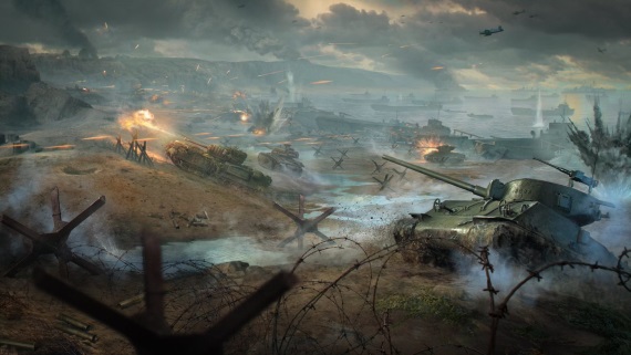 Hráči World of Tanks sa vylodia v Normandii