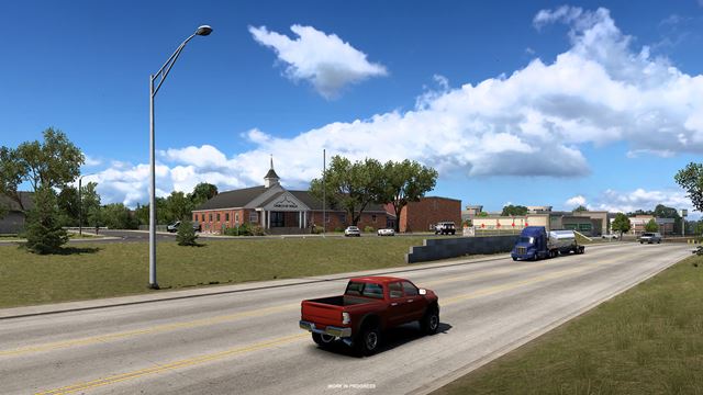 American Truck Simulator ukazuje mesto Rolla z Missouri DLC 