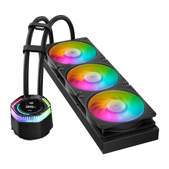 Cooler Master predstavil AIO chladi� MasterLiquid 360 Ion s LCD displejom 