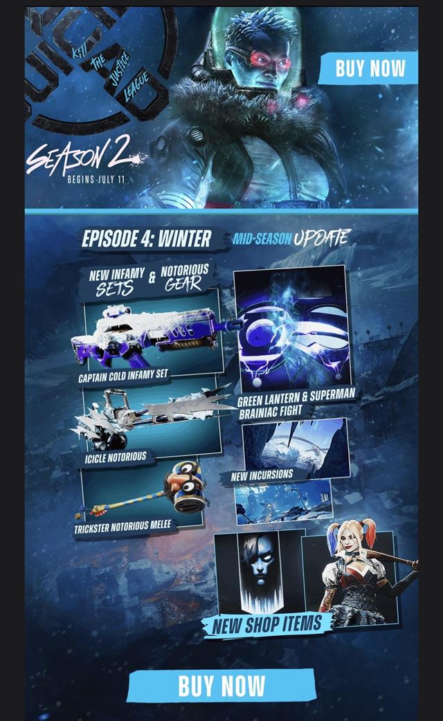 Suicide Squad: Kill the Justice League ukazuje druh� sez�nu 