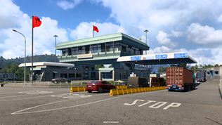 Euro Truck Simulator 2 ukazuje grcke hranin priechody 