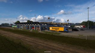 Euro Truck Simulator 2 ukazuje grcke hranin priechody 