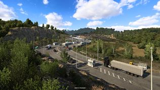 Euro Truck Simulator 2 ukazuje grcke hranin priechody 