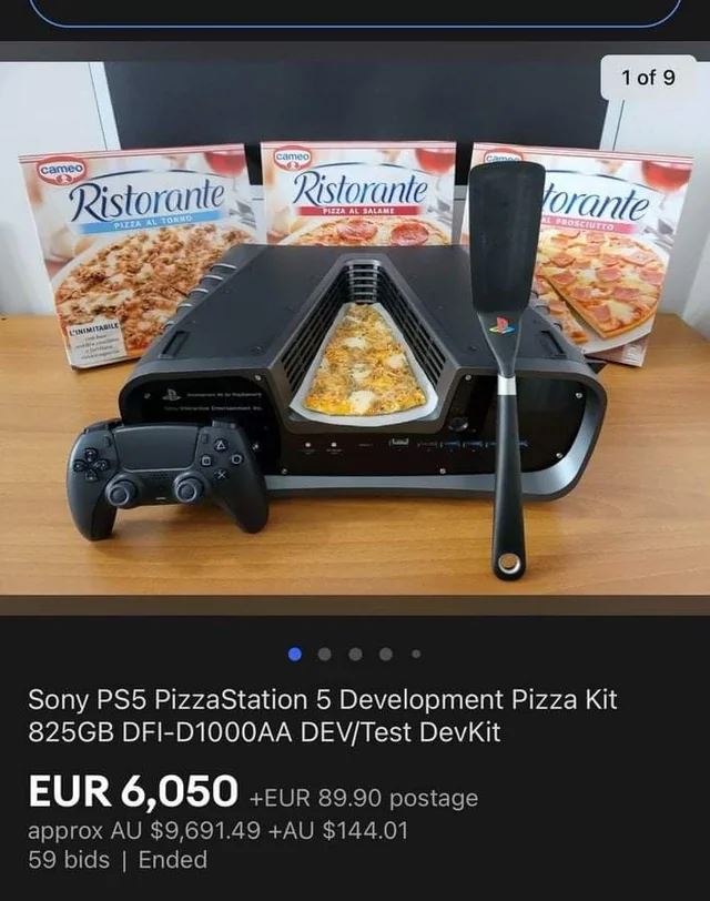 PS5 Devkit bol predan� ako Pizzastation za 6000 eur 