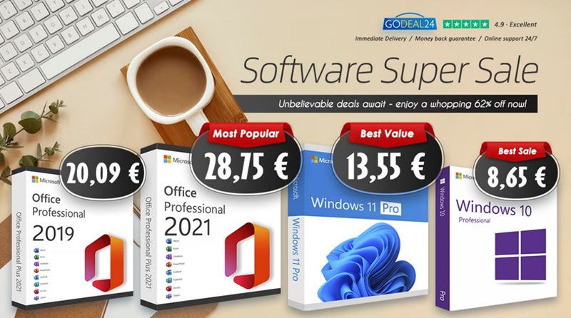 Inovujte svoj pota s doivotnm systmom Microsoft Windows 11 Pro a Office 2021 len za 10  na Godeal24