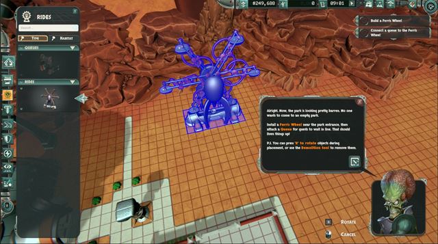 Mars Attracts bude netradi�n� mana�mentovka vo svete Mars Attacks filmu 