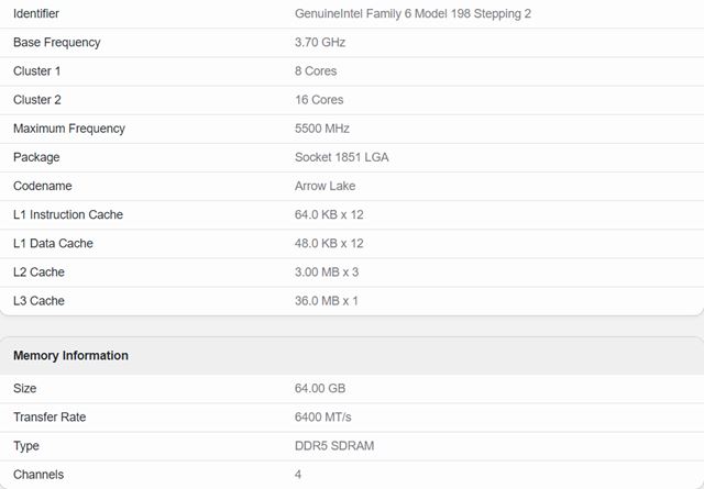 Leaknut benchmark na prichdzajci Intel Core Ultra 9 285K procesor ukazuje zaujmav sla 