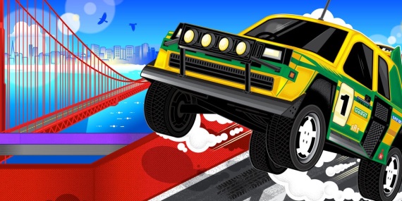 Parking Garage Rally Circuit je ako klasická Sega Rally, akurát v parkovacom dome