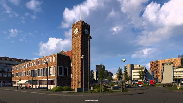 Euro Truck Simulator 2 ukazuje n�rske mesto Bodø 