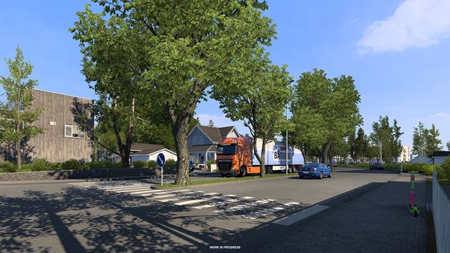 Euro Truck Simulator 2 ukazuje n�rske mesto Bodø 