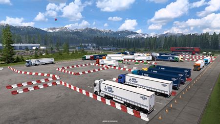Euro Truck Simulator 2 a American Truck Simulator dostan� auto�kolu  