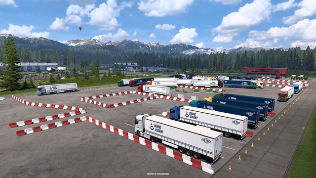 Euro Truck Simulator 2 a American Truck Simulator dostan� auto�kolu 