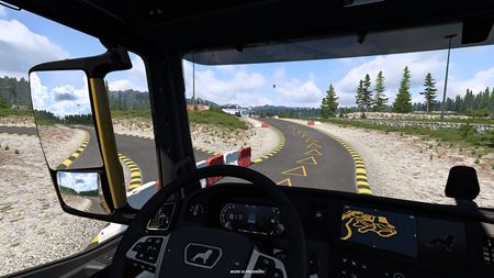 Euro Truck Simulator 2 a American Truck Simulator dostan� auto�kolu  