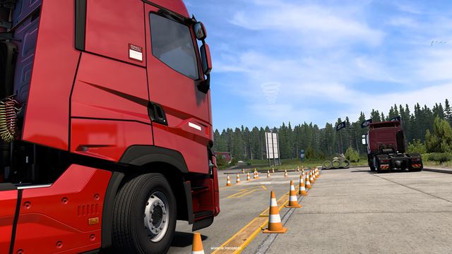 Euro Truck Simulator 2 a American Truck Simulator dostan� auto�kolu 