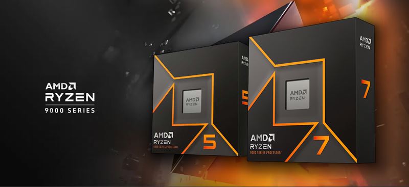 Vy prkon na AMD Ryzen 7 9700X a Ryzen 5 9600X procesoroch hrom nepome