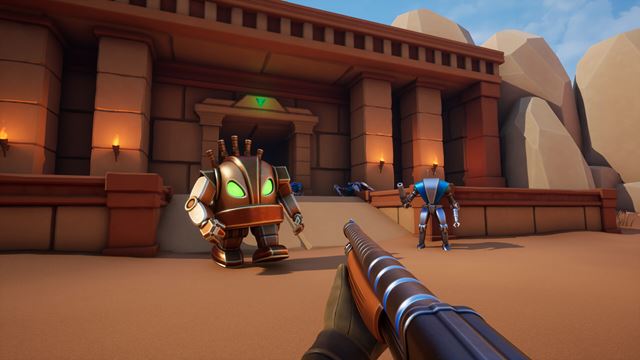 Interloopers, je ako Serious Sam ale s robotmi 