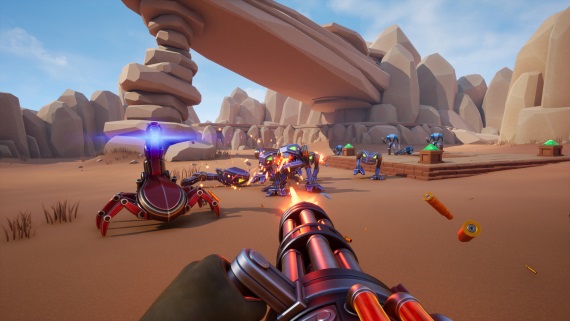 Interloopers je ako Serious Sam, ale s robotmi