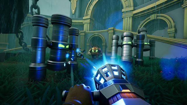 Interloopers, je ako Serious Sam ale s robotmi 