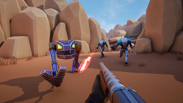 Interloopers, je ako Serious Sam ale s robotmi 