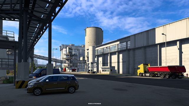 Euro Truck Simulator 2 ukazuje obrovsk� cement�re� v Sol�ne 