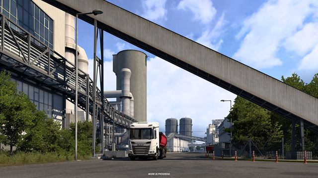 Euro Truck Simulator 2 ukazuje obrovsk� cement�re� v Sol�ne 