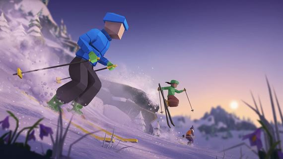 Lonely Mountains: Snow Riders už voskuje lyže na zasnežené kopce