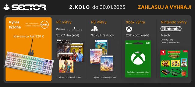 Prv vhercovia ankety hry roka 2024 vyrebovan, hlasovanie pokrauje 