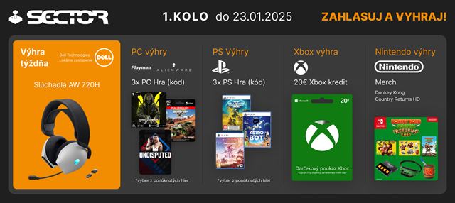 Prv vhercovia ankety hry roka 2024 vyrebovan, hlasovanie pokrauje 