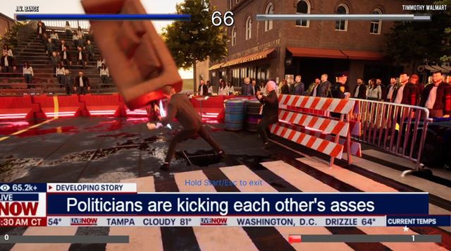 Na Steame vy�la kuri�zna bitk�rska hra Election FighterZ: Kamala vs Trump 