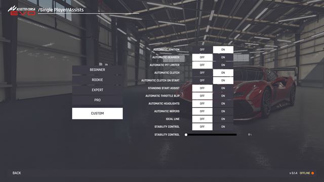 �o pon�ka Assetto Corsa Evo v Early Access? 