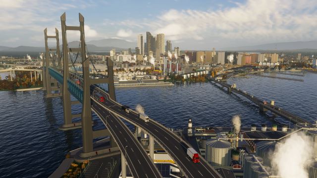 Cities: Skylines II dostane roz��renie Bridges & Ports, prinesie pr�stavy a nov� mosty 