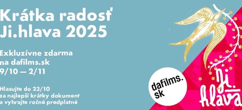 Na streamovacej platforme DAFilms.sk odtartovala sa krtkych dokumentrnych filmov z MFDF Ji.hlava 2025