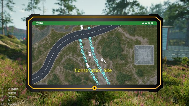 Construction Crew pon�kne budovanie s r�znymi stavebn�mi strojmi 