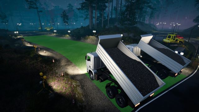 Construction Crew pon�kne budovanie s r�znymi stavebn�mi strojmi 