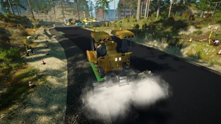 Construction Crew ponkne budovanie s rznymi stavebnmi strojmi  