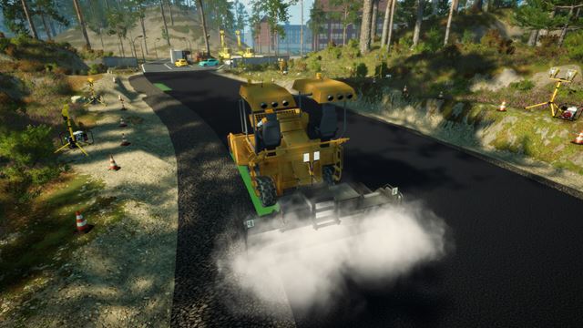 Construction Crew pon�kne budovanie s r�znymi stavebn�mi strojmi 