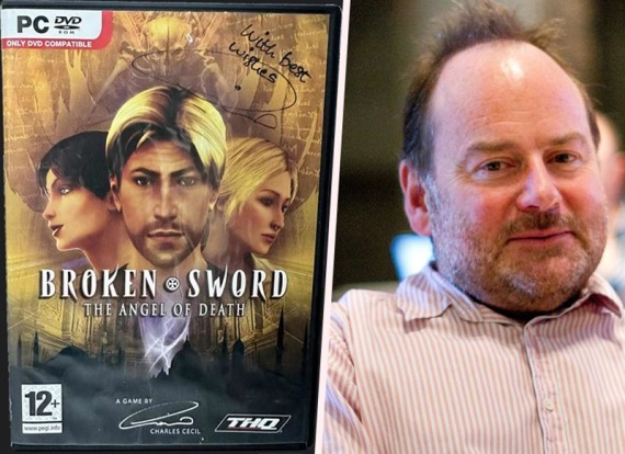 Spustili sme sa o podpsan Broken Sword samotnm Charlesom Cecilom