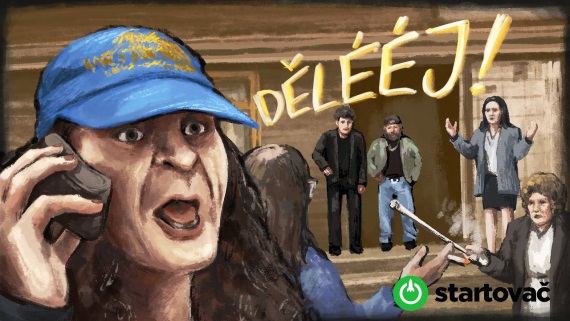 Jiří Kára Simulátor bude príbeh pražského burana po opici - ak prispejete