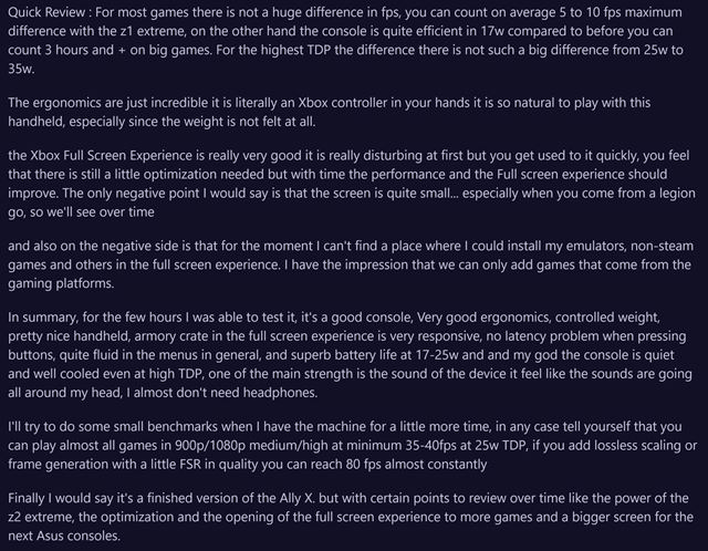 Xbox Rog Ally x Handheld уже несколько предварительных заказов