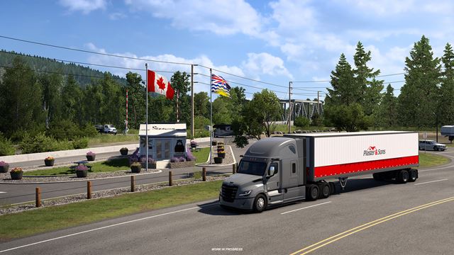 American Truck Simulator prv� raz zamieri do Kanady 