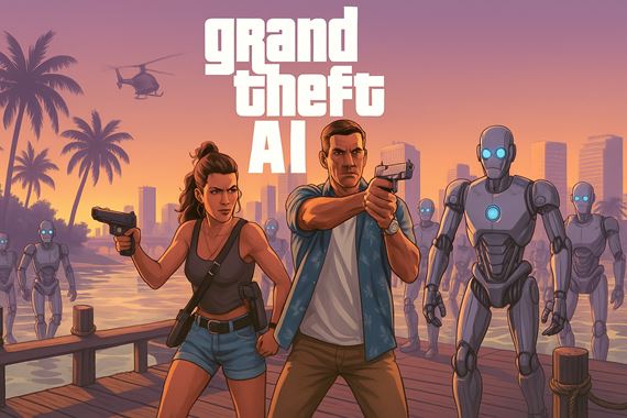 Take-Two: AI nedoke vytvori kvalitn hru ako Grand Theft Auto