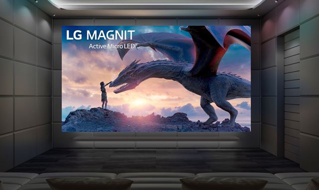 LG MAGNIT Active Micro LED TV m 136-palcov a stoj toko ako cel dom 
